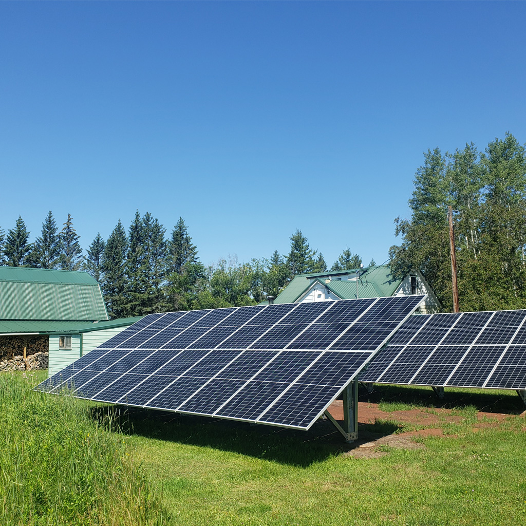 New solar installation on historic family farm